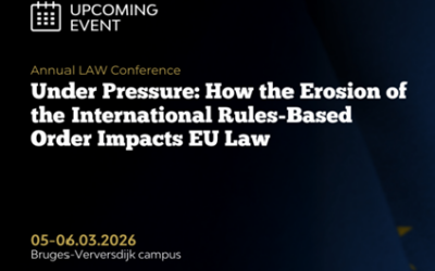 Under Pressure: How the Erosion of the International Rules-Based Order Impacts EU Law