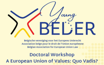 Young BEDER workshop: “A European Union of Values: Quo Vadis?”
